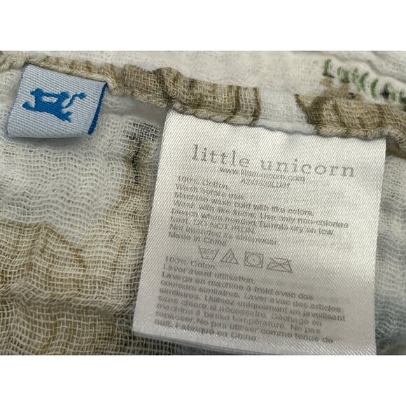 Little Unicorn Baby Cotton Muslin Swaddle Blankets Cozy Woodland Nursery - Picture 2 of 3